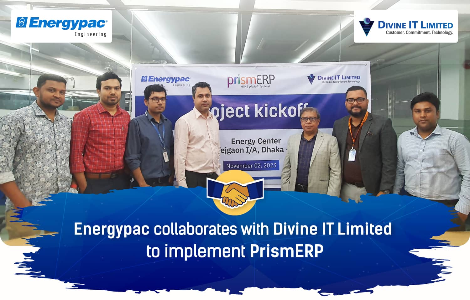 Divine IT Limited initiated Energypac Engineering's Business Automation Journey with PrismERP